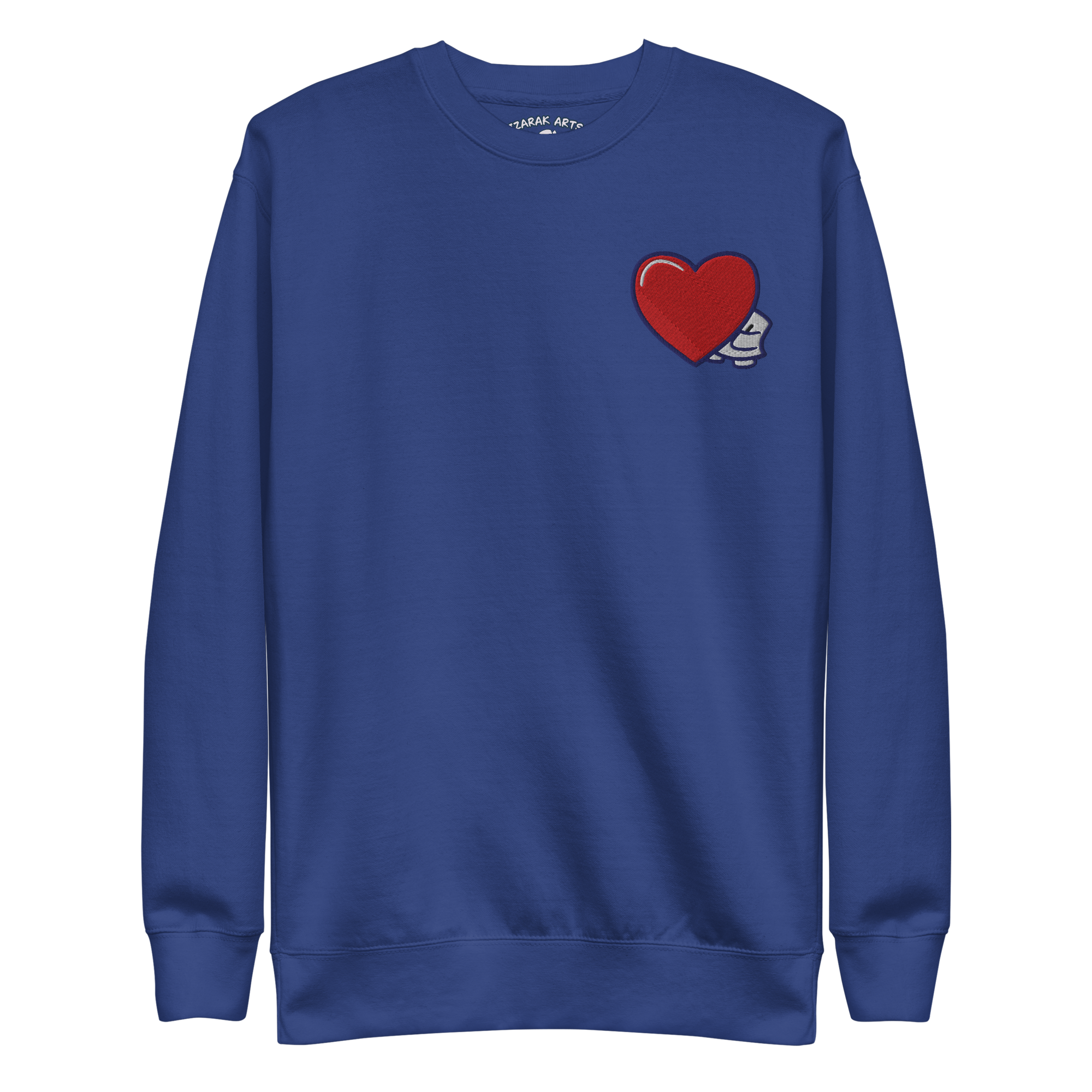 Pengmellow's Big Heart Embroidered Sweatshirt - Unisex