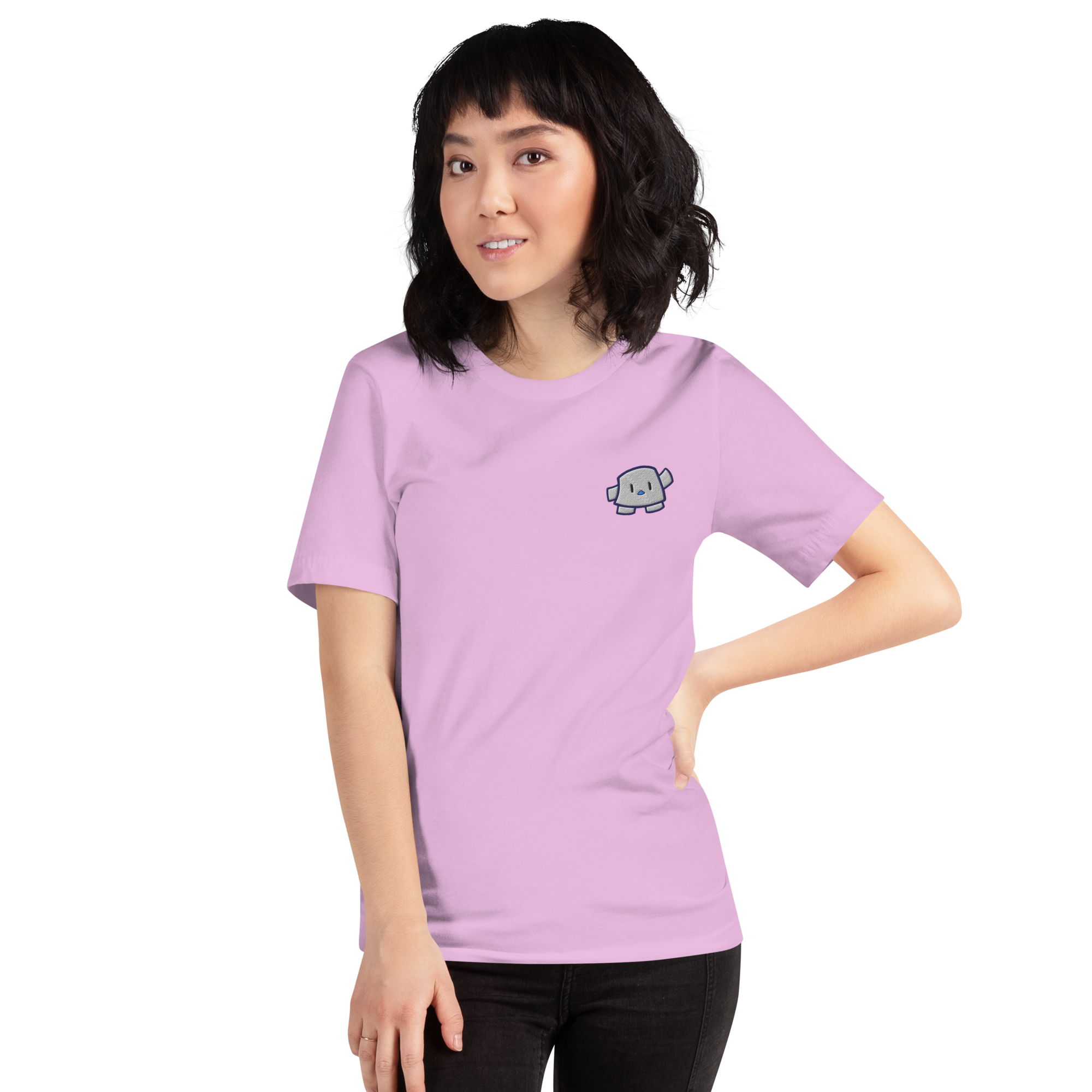 Pengmellow Wave Embroidered T-Shirt - Unisex